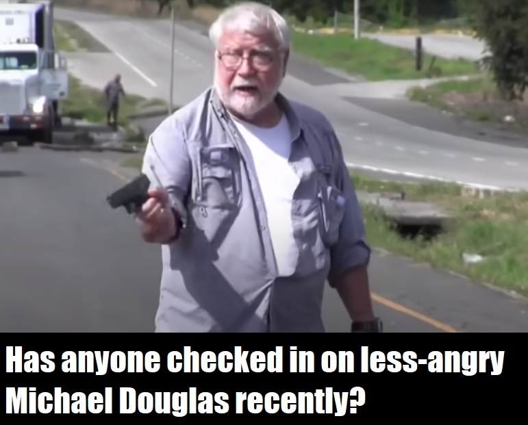 e w | |[ PA \1 o , ‘ o
Has anyone checked in on less-angry
Michael Douglas recently