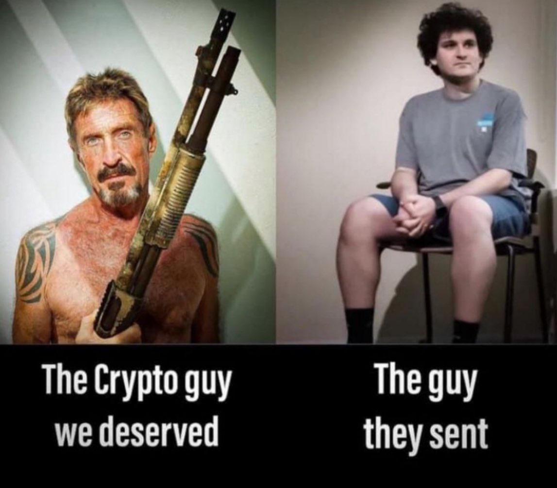 The Crypto guy The guy
we deserved they sen