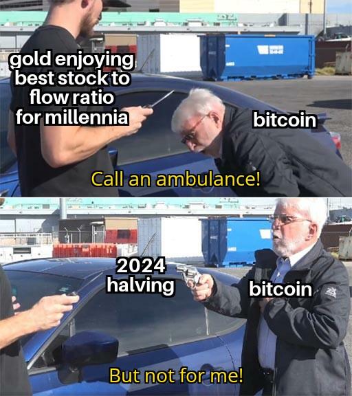 of Ebeststock to da
flowratio
for millennia bitcoin
Call an ambulance!
J20 2 Z
: halving bitcoin
But not for-me!